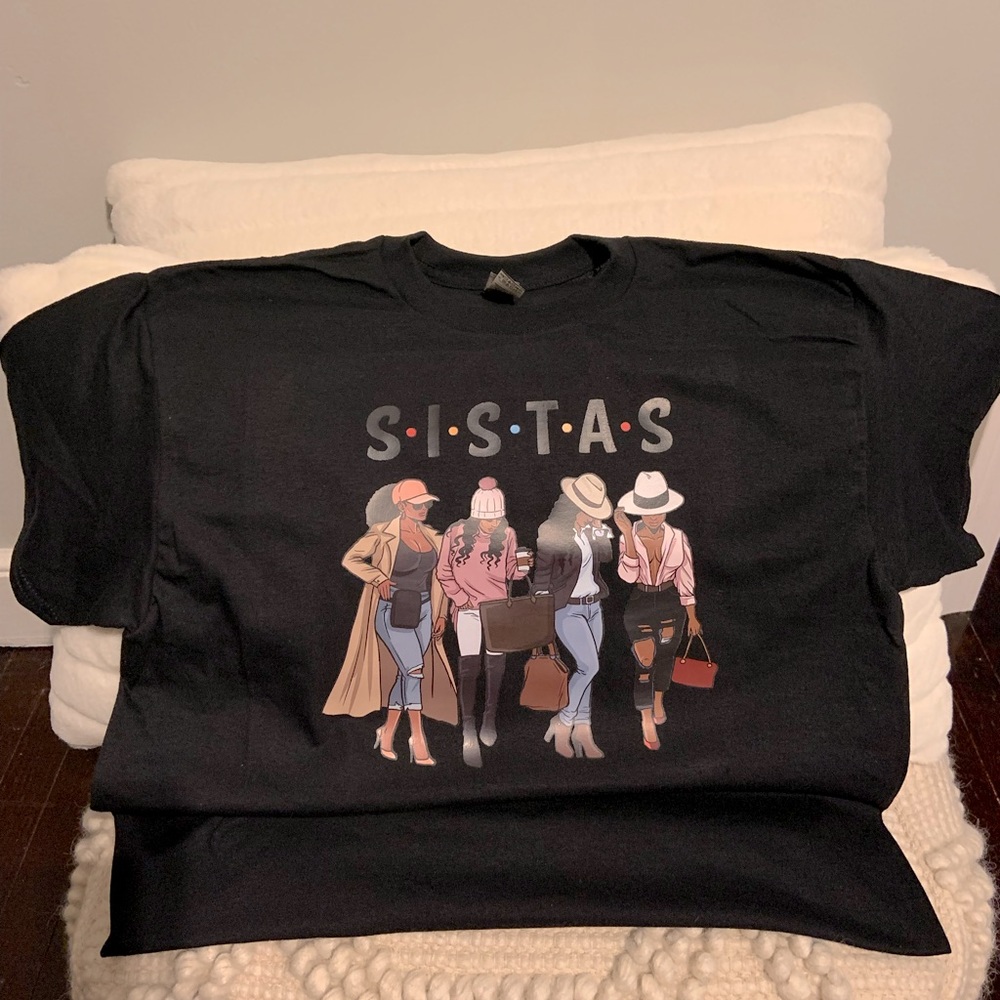 Stylish Custom Sistas Tee